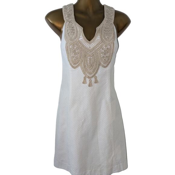 Lilly Pulitzer Sz 8 LARGO Sun Dress Resort White - Picture 2 of 9